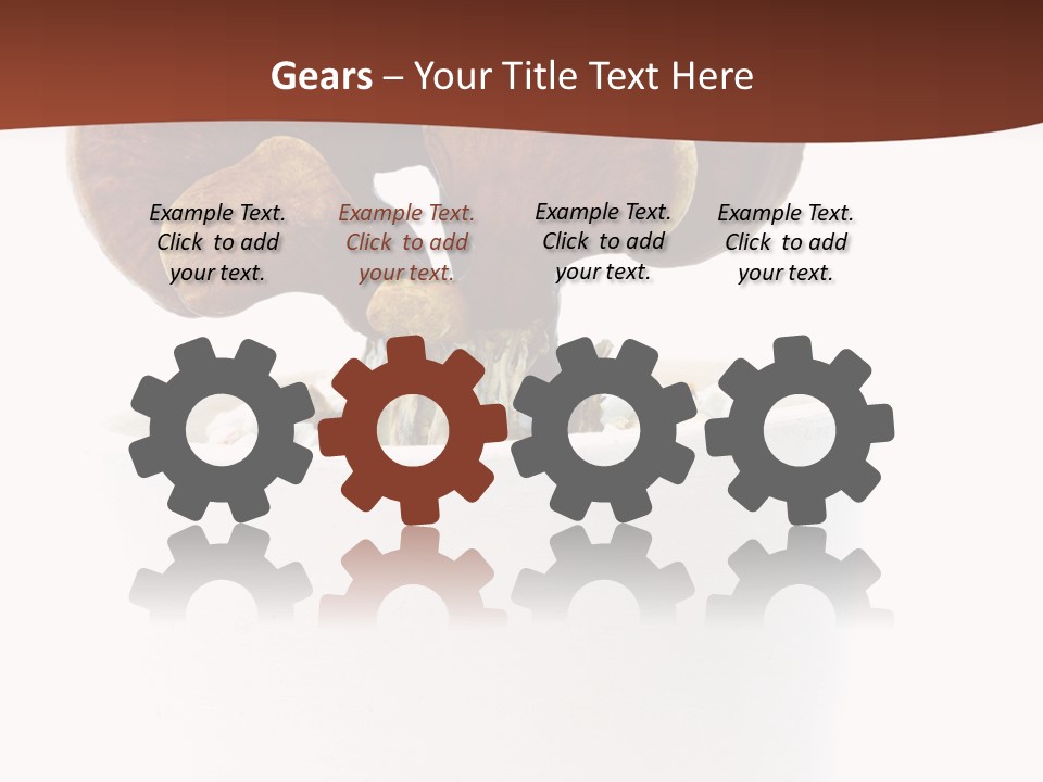 Mushroom Chinese Nature PowerPoint Template