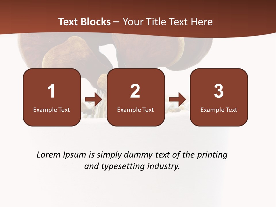 Mushroom Chinese Nature PowerPoint Template