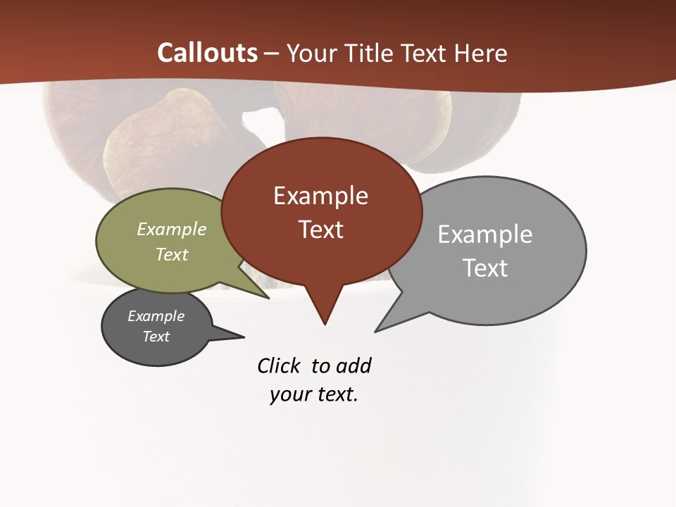 Mushroom Chinese Nature PowerPoint Template