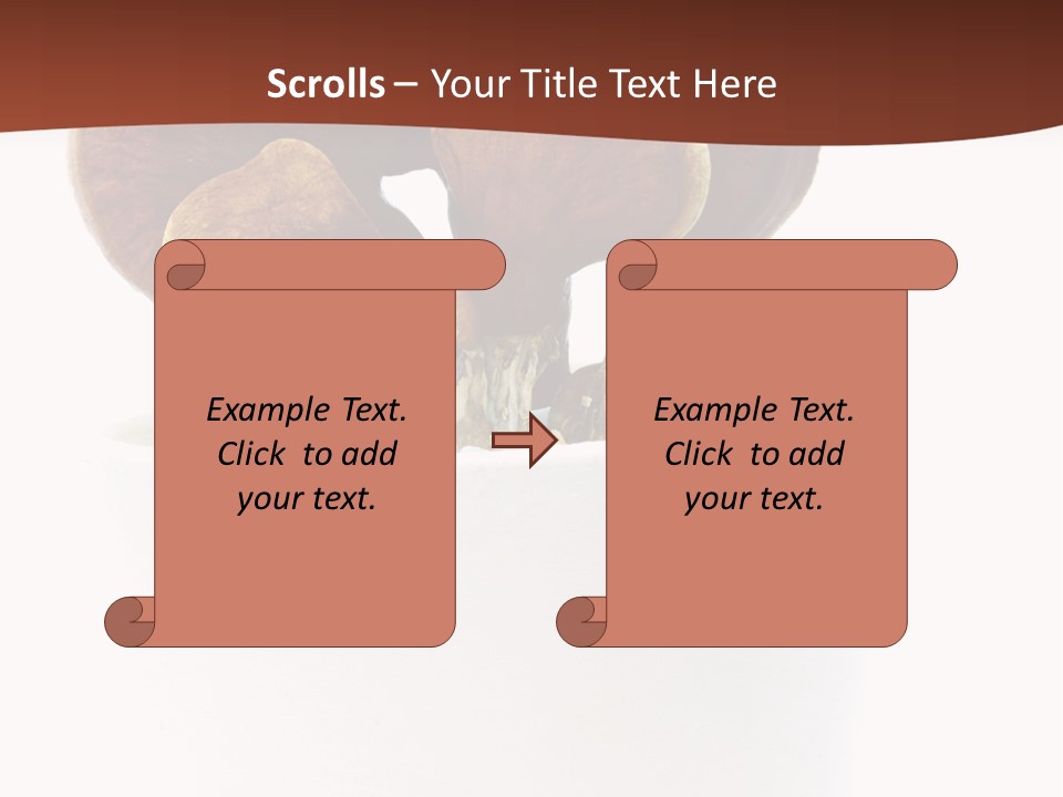Mushroom Chinese Nature PowerPoint Template