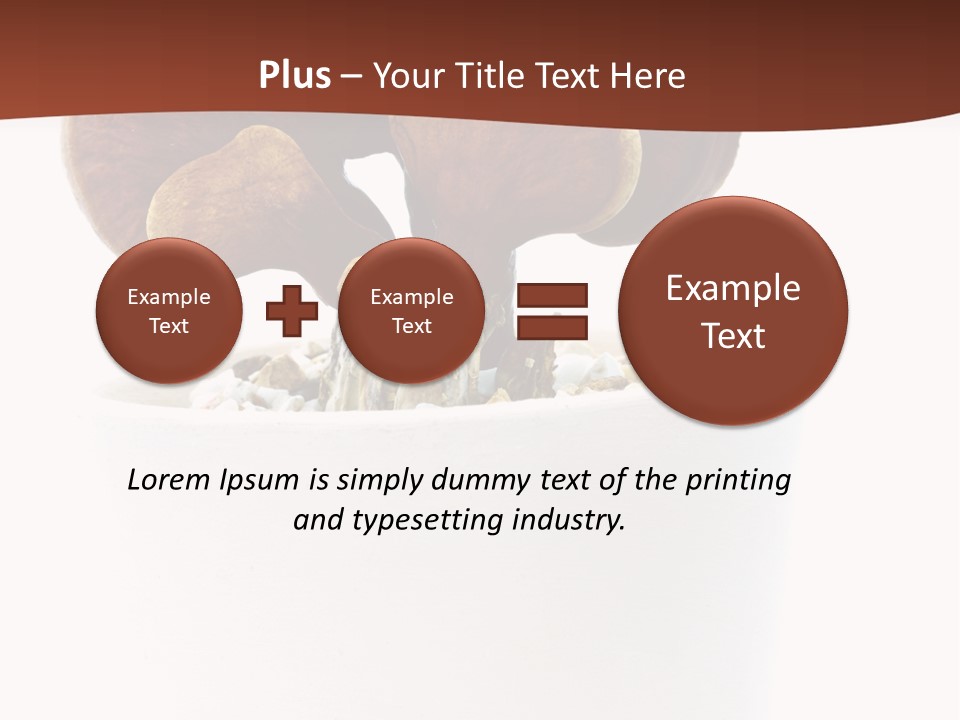 Mushroom Chinese Nature PowerPoint Template