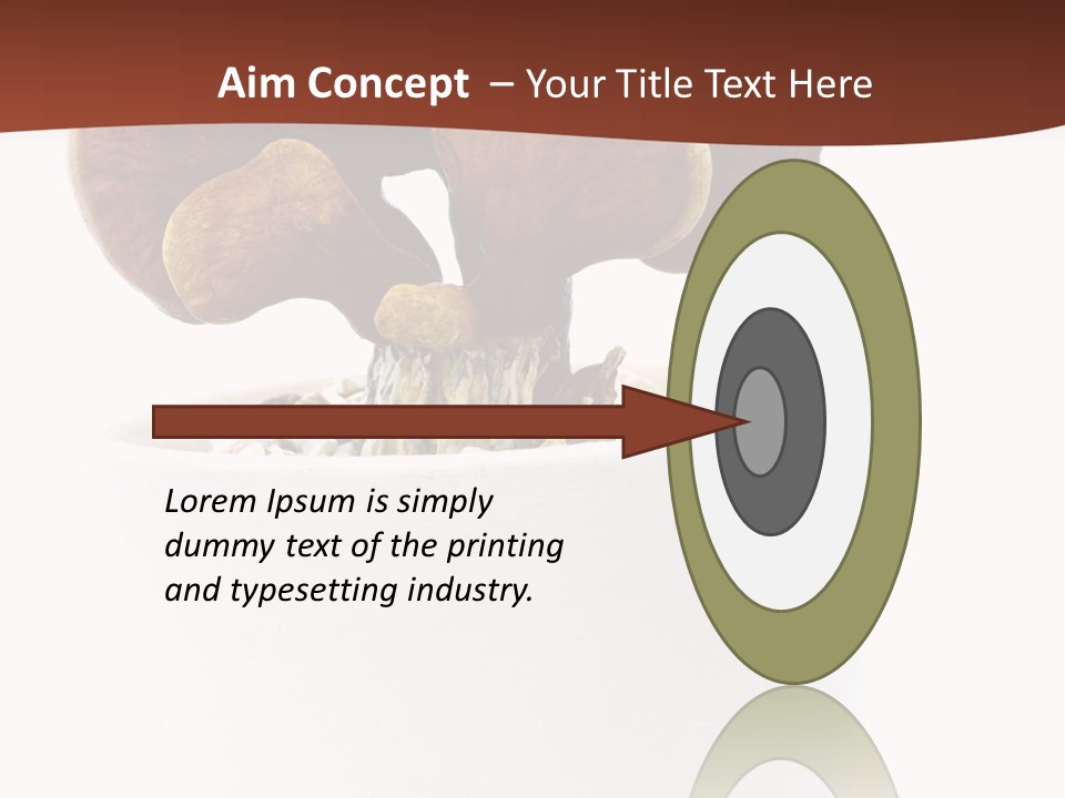 Mushroom Chinese Nature PowerPoint Template