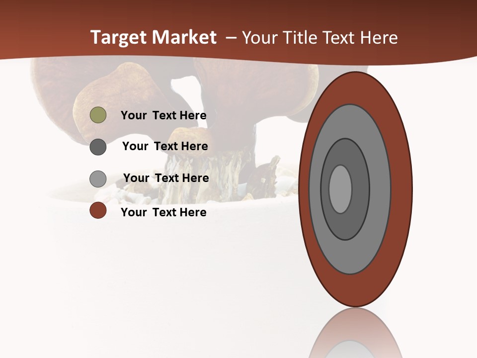 Mushroom Chinese Nature PowerPoint Template