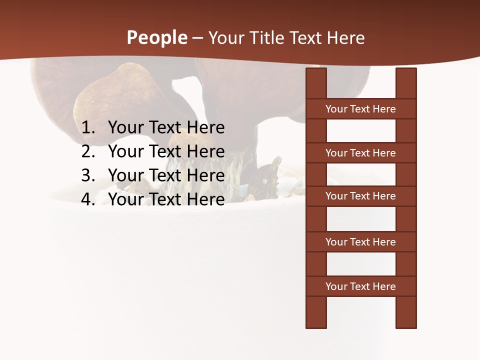 Mushroom Chinese Nature PowerPoint Template