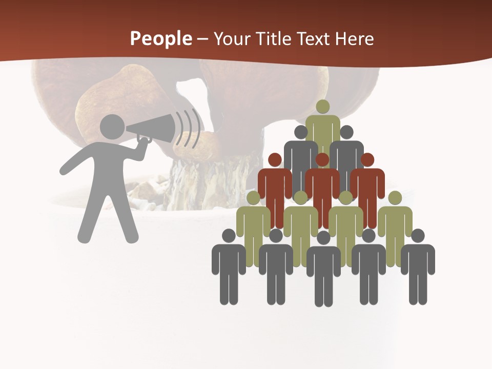 Mushroom Chinese Nature PowerPoint Template