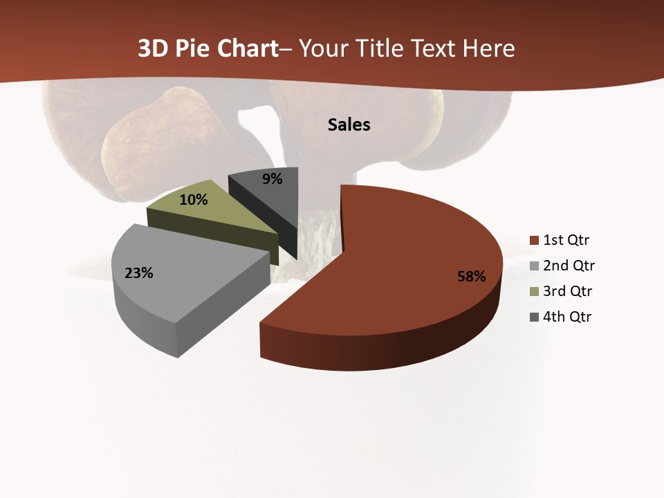 Mushroom Chinese Nature PowerPoint Template