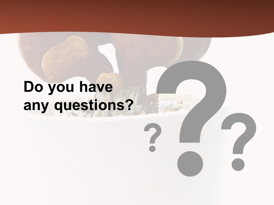 Mushroom Chinese Nature PowerPoint Template