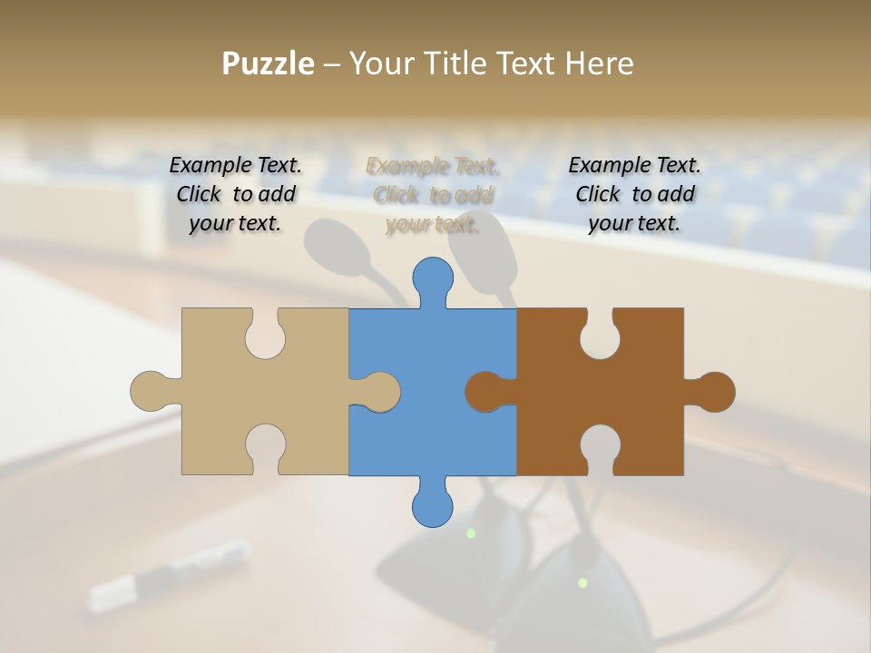 Party News Wooden PowerPoint Template