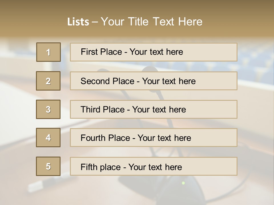 Party News Wooden PowerPoint Template