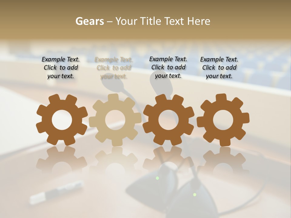 Party News Wooden PowerPoint Template