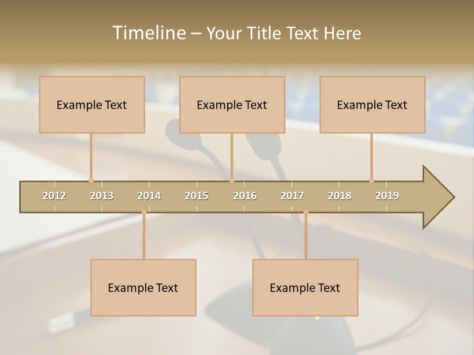 Party News Wooden PowerPoint Template