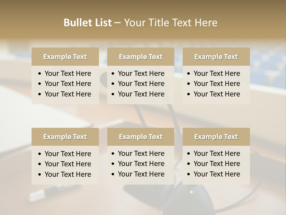 Party News Wooden PowerPoint Template