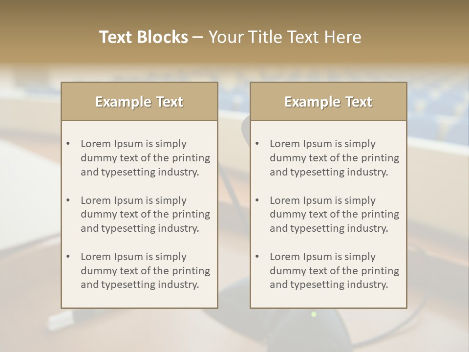 Party News Wooden PowerPoint Template