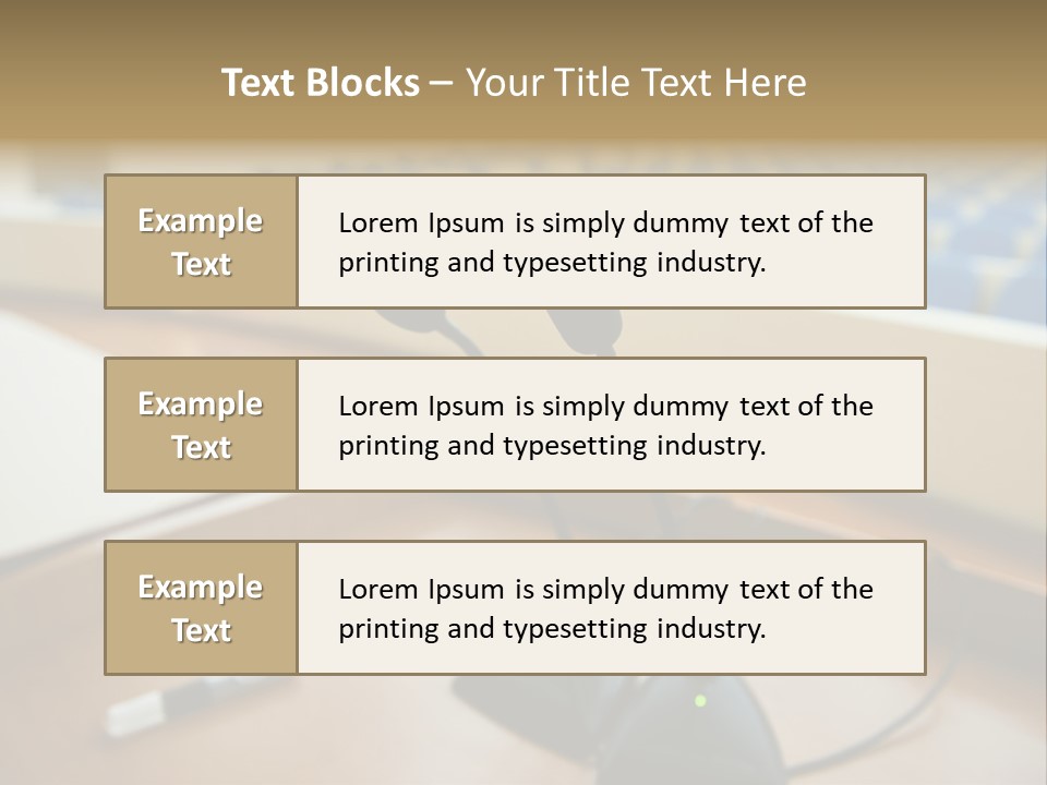 Party News Wooden PowerPoint Template