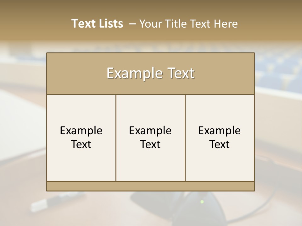 Party News Wooden PowerPoint Template
