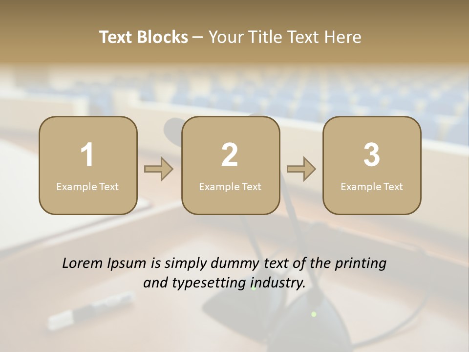 Party News Wooden PowerPoint Template