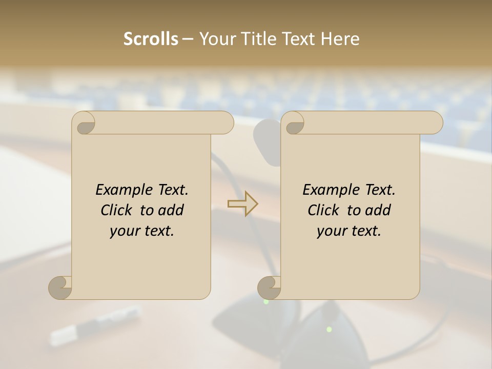 Party News Wooden PowerPoint Template