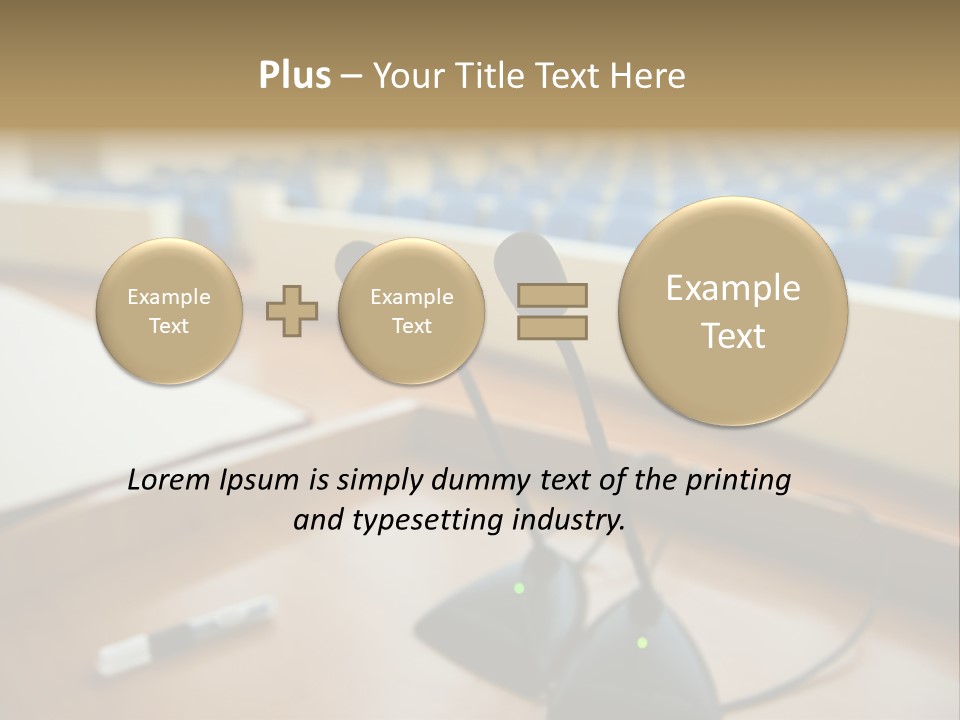 Party News Wooden PowerPoint Template