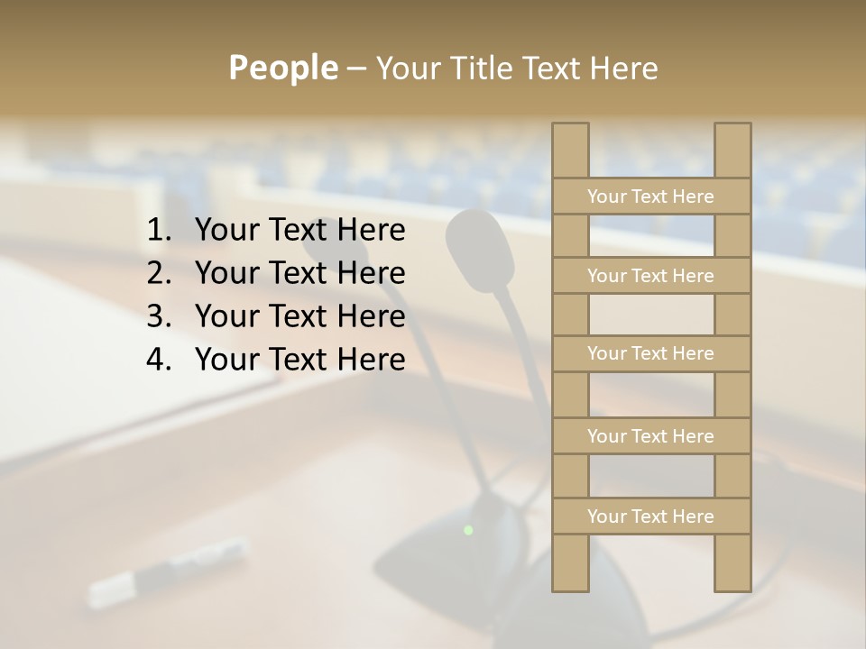 Party News Wooden PowerPoint Template