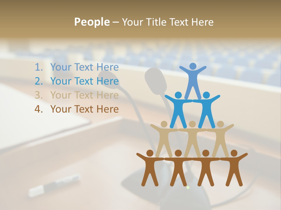 Party News Wooden PowerPoint Template