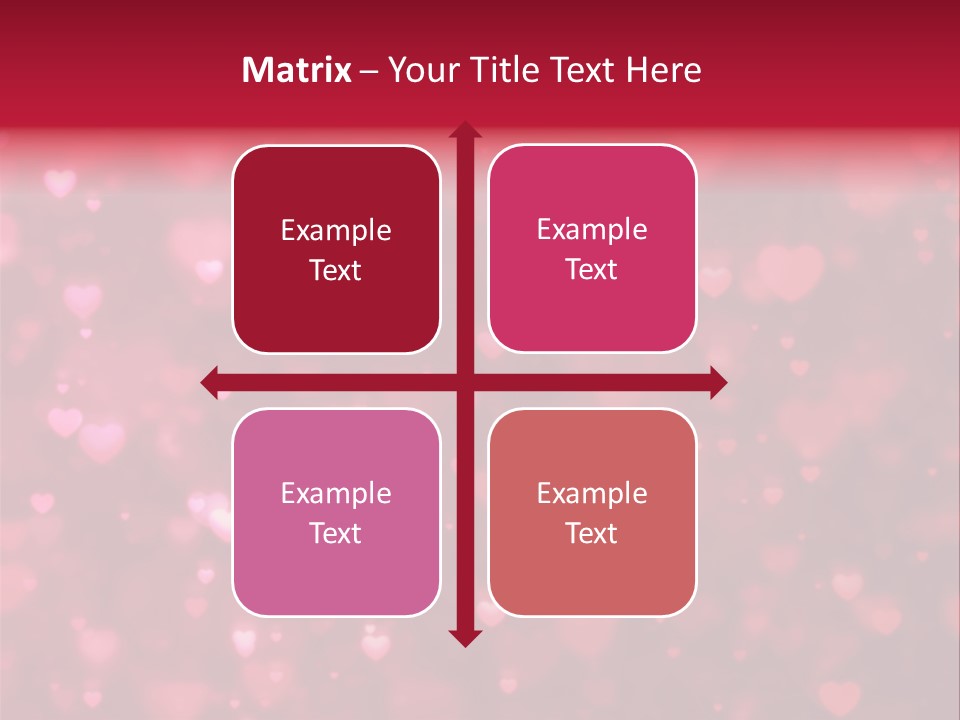 Backdrop Romance Pink PowerPoint Template