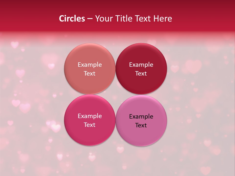 Backdrop Romance Pink PowerPoint Template