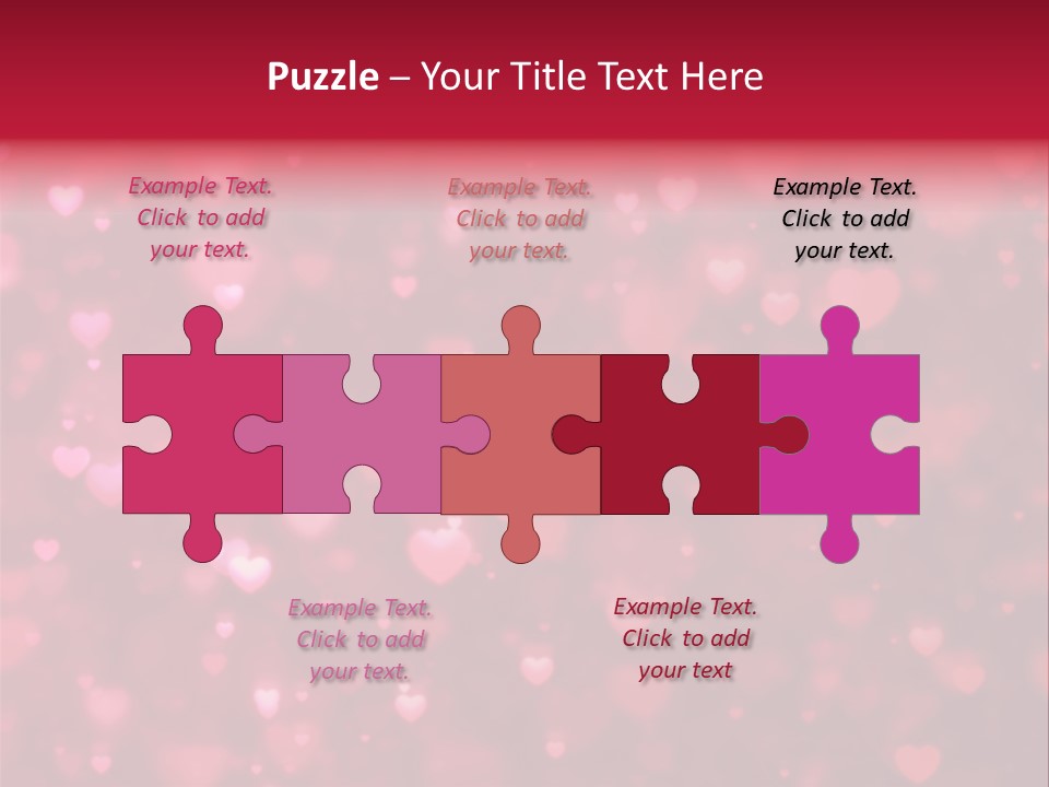Backdrop Romance Pink PowerPoint Template