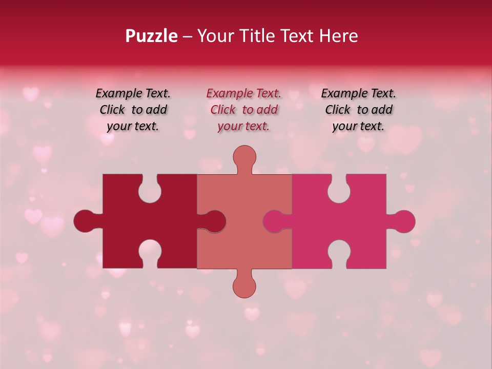 Backdrop Romance Pink PowerPoint Template