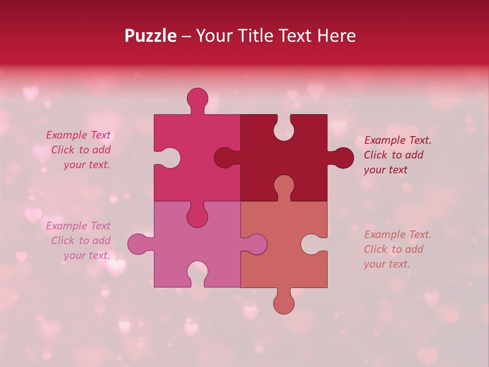Backdrop Romance Pink PowerPoint Template
