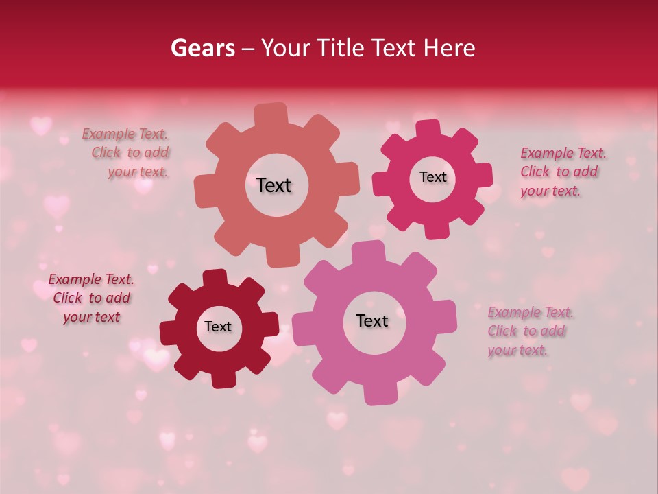 Backdrop Romance Pink PowerPoint Template