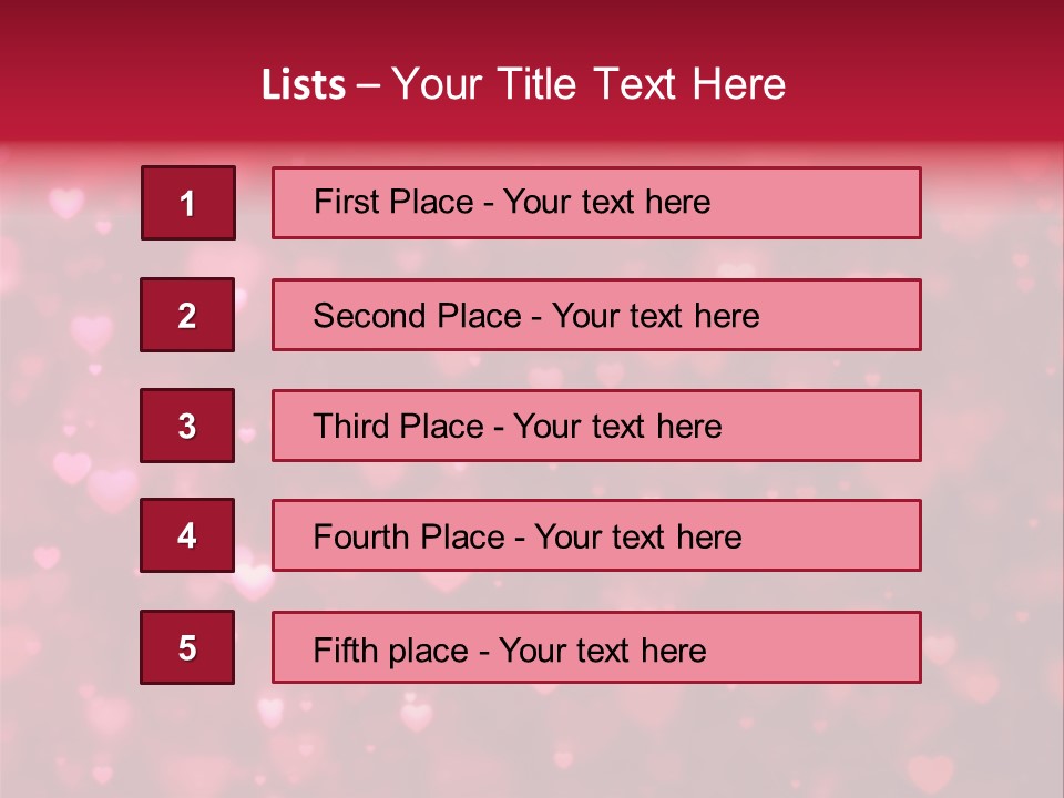 Backdrop Romance Pink PowerPoint Template