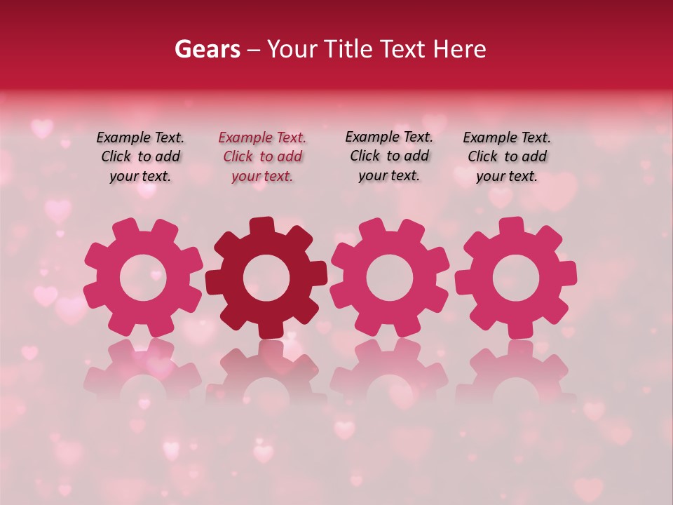 Backdrop Romance Pink PowerPoint Template