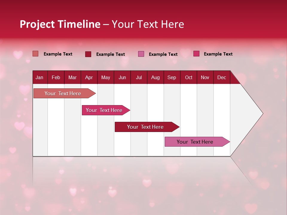 Backdrop Romance Pink PowerPoint Template