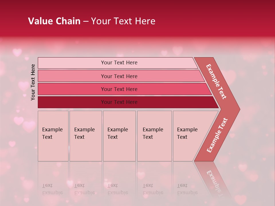 Backdrop Romance Pink PowerPoint Template