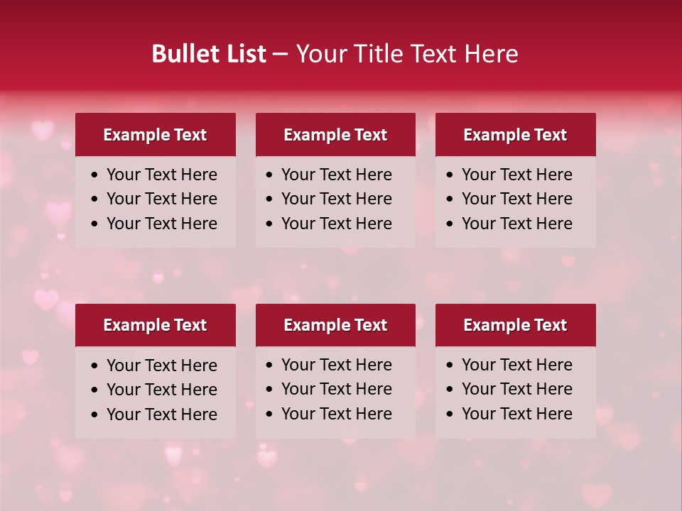 Backdrop Romance Pink PowerPoint Template