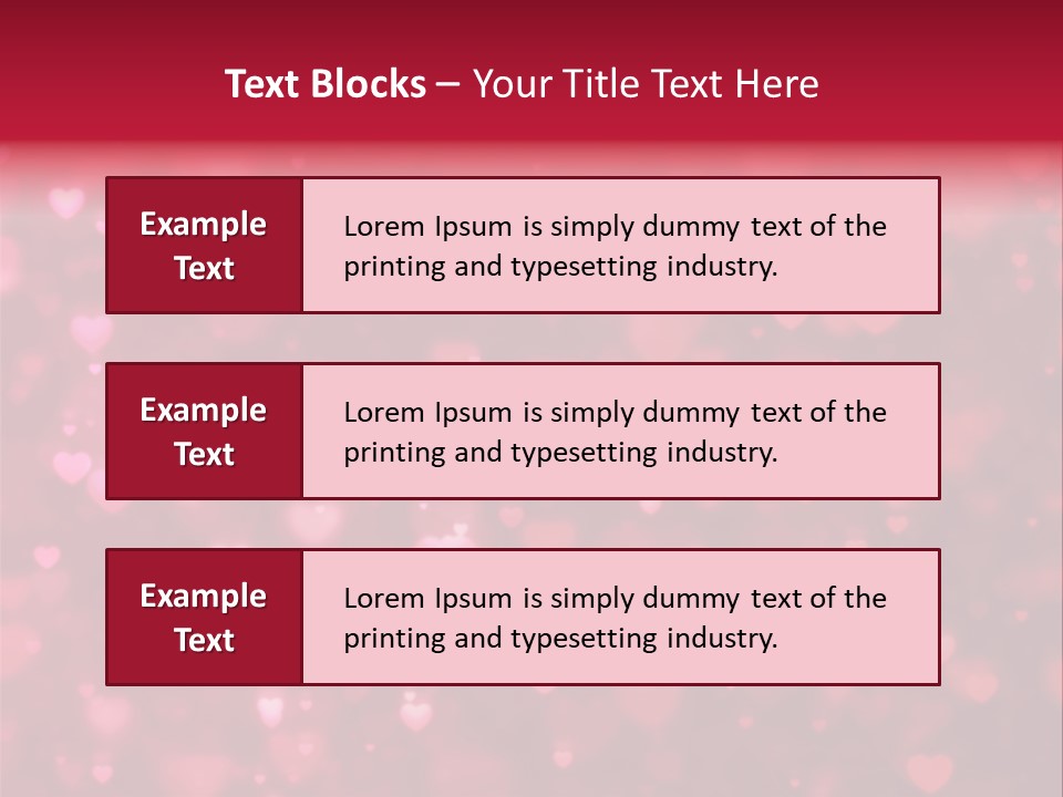 Backdrop Romance Pink PowerPoint Template
