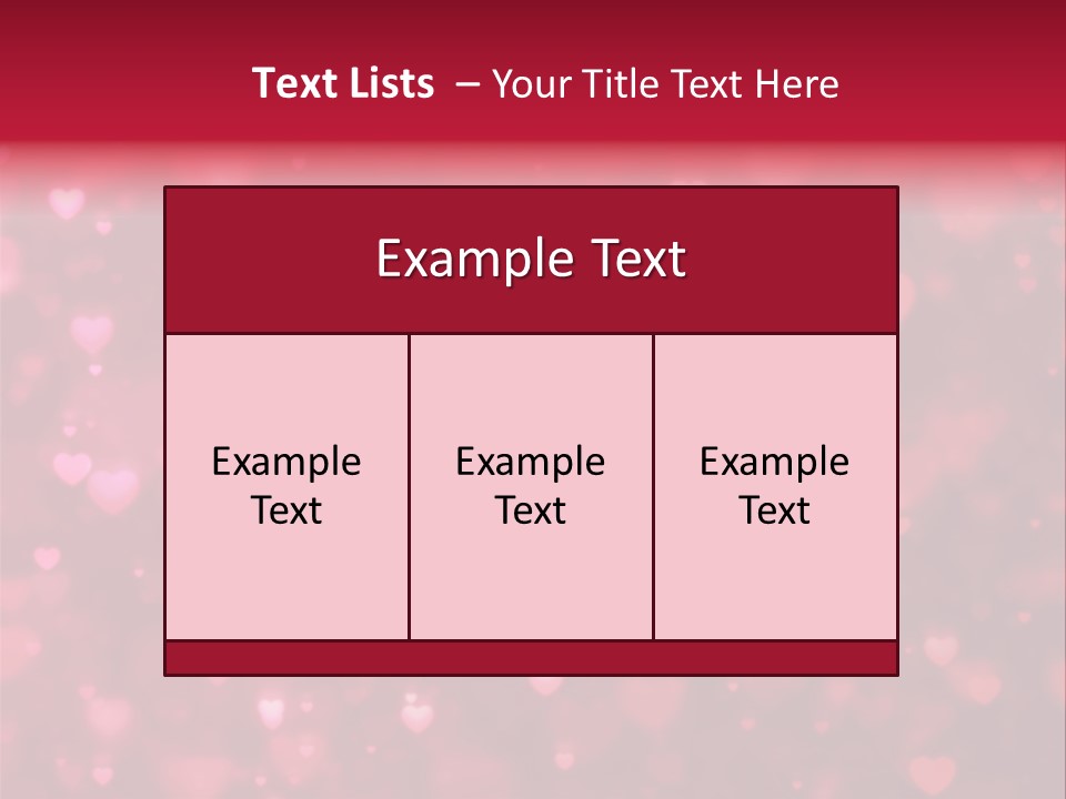 Backdrop Romance Pink PowerPoint Template