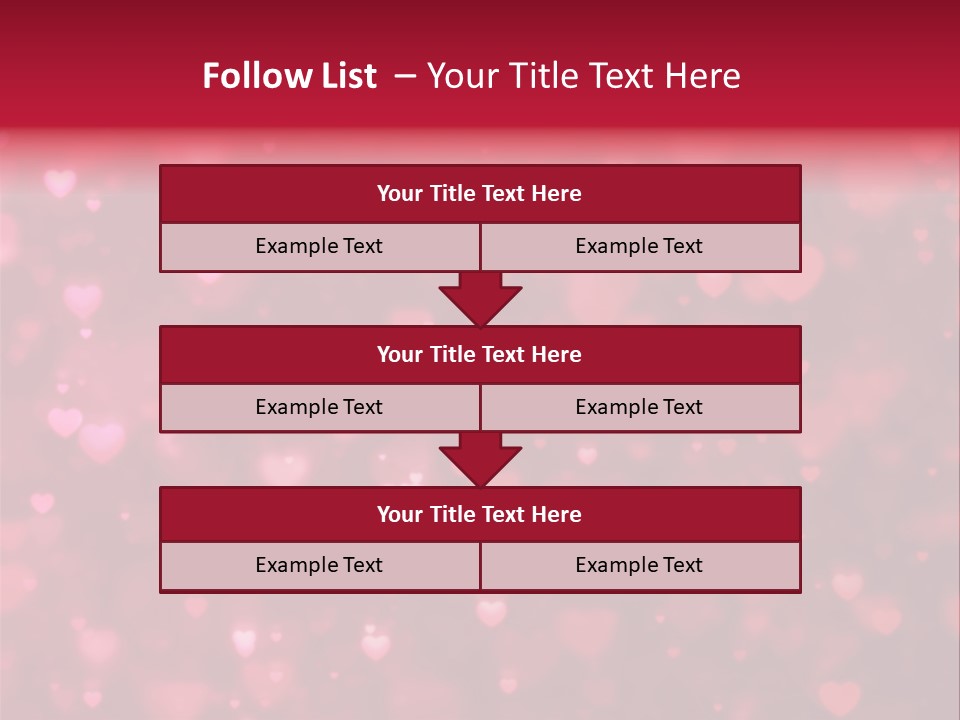 Backdrop Romance Pink PowerPoint Template