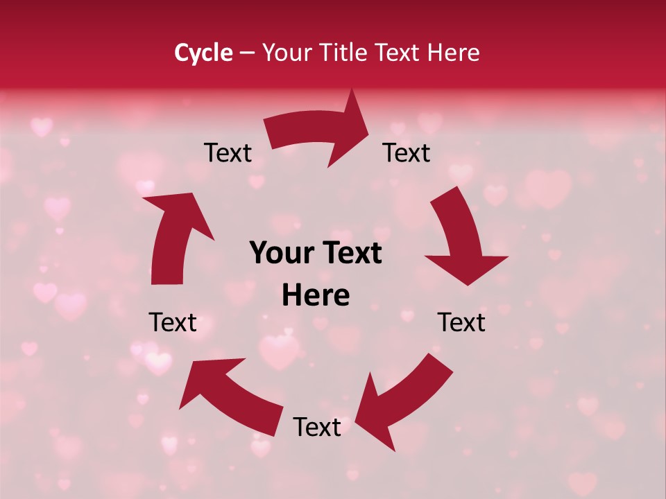 Backdrop Romance Pink PowerPoint Template