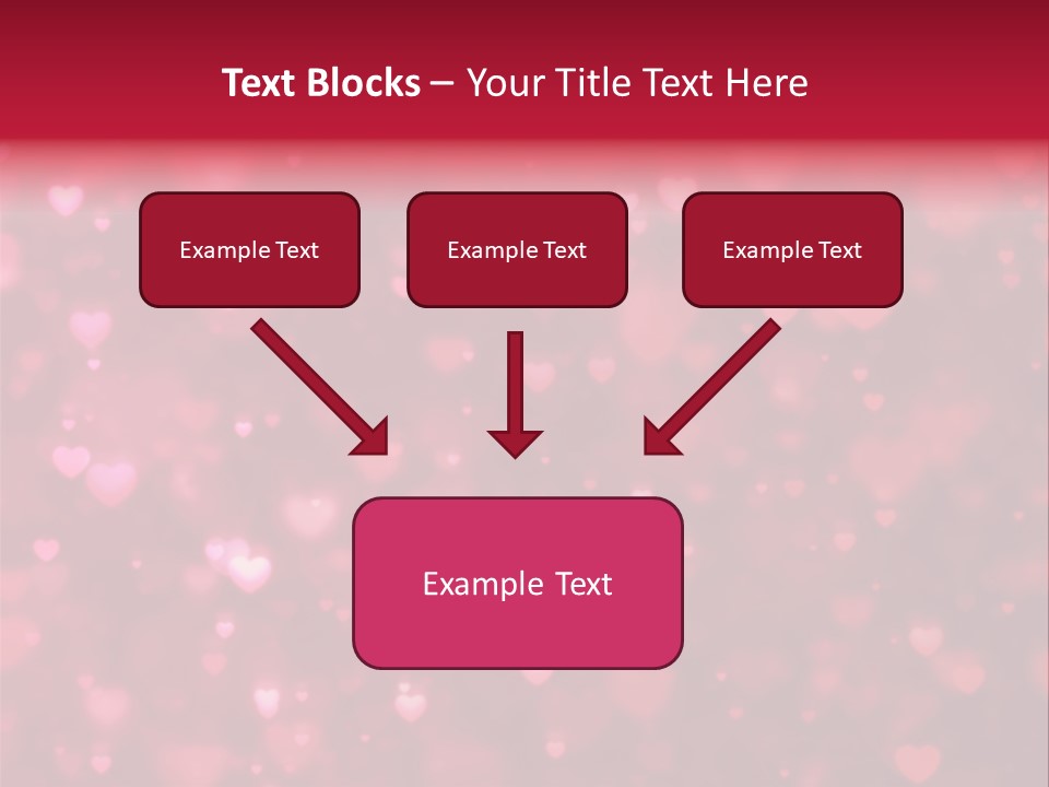 Backdrop Romance Pink PowerPoint Template