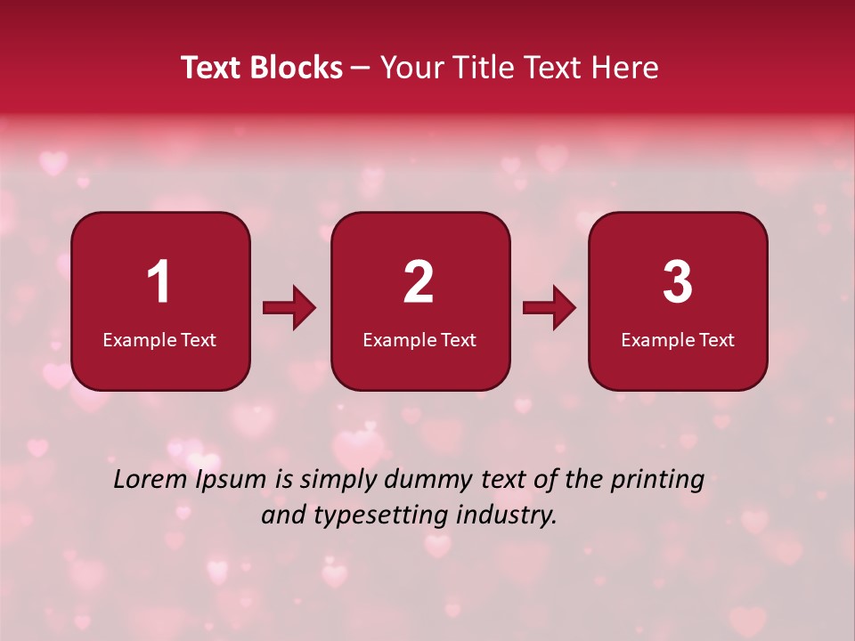 Backdrop Romance Pink PowerPoint Template