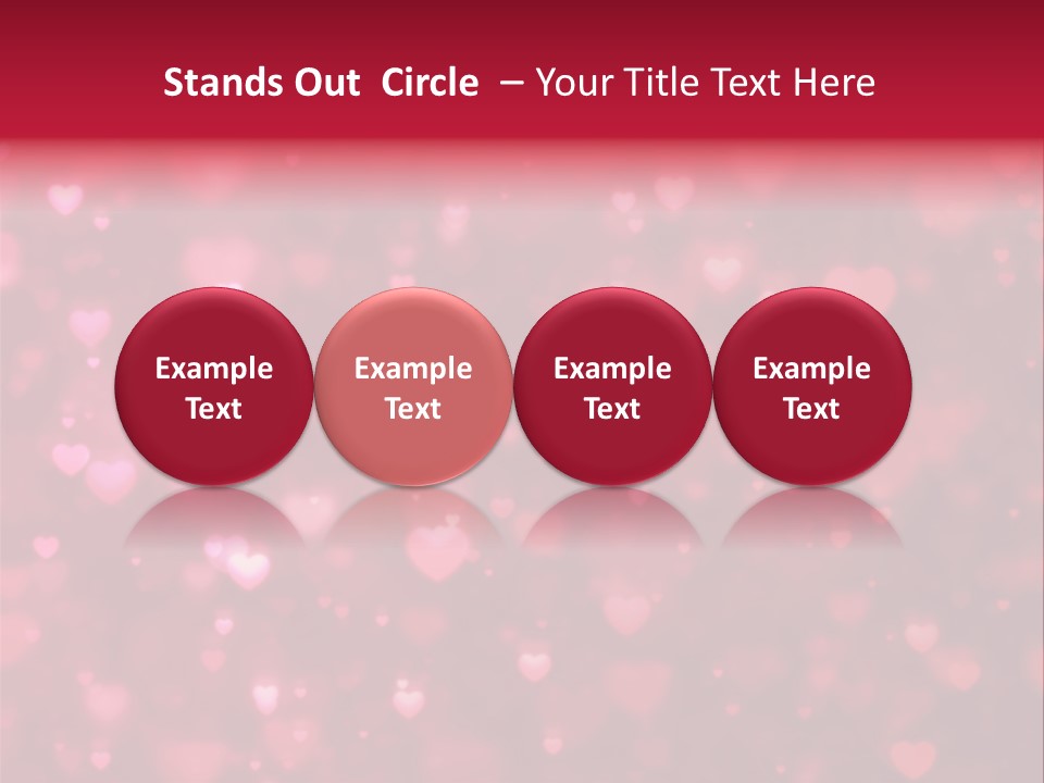 Backdrop Romance Pink PowerPoint Template
