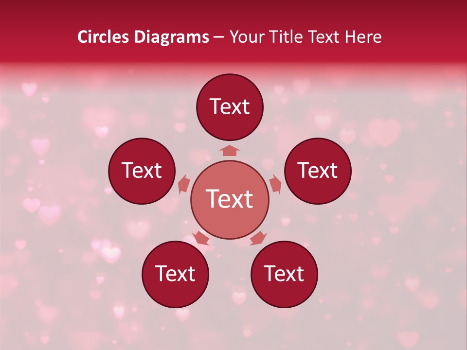 Backdrop Romance Pink PowerPoint Template