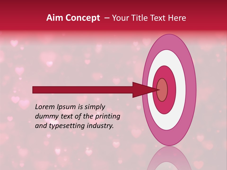 Backdrop Romance Pink PowerPoint Template