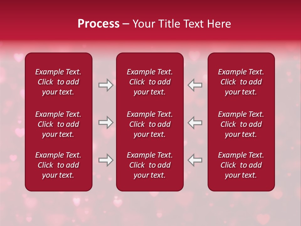 Backdrop Romance Pink PowerPoint Template