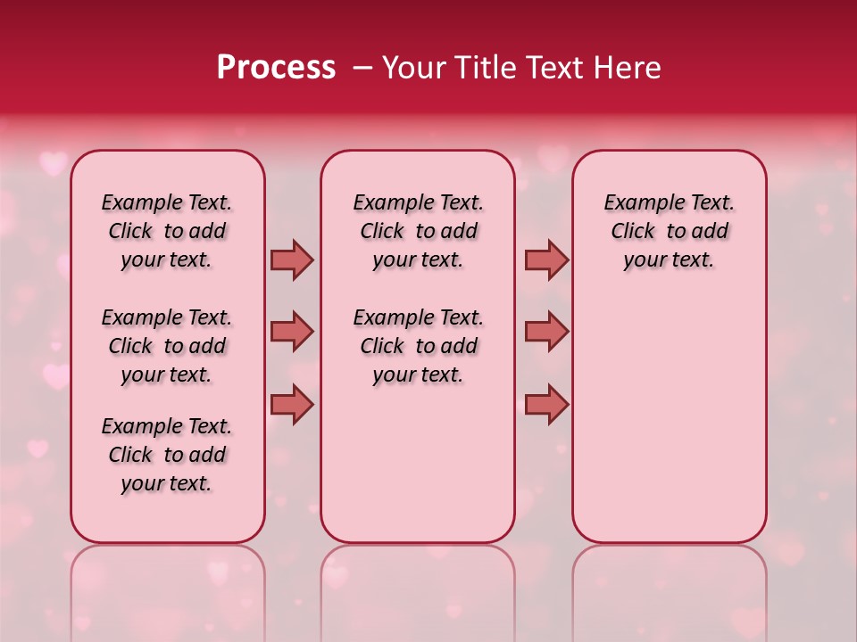 Backdrop Romance Pink PowerPoint Template