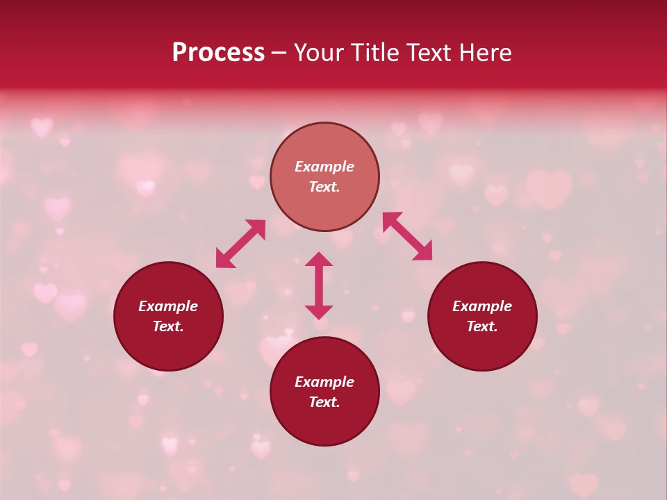 Backdrop Romance Pink PowerPoint Template