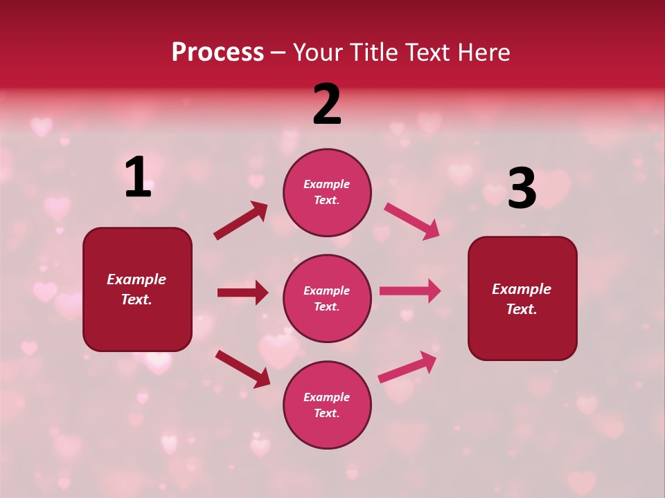 Backdrop Romance Pink PowerPoint Template