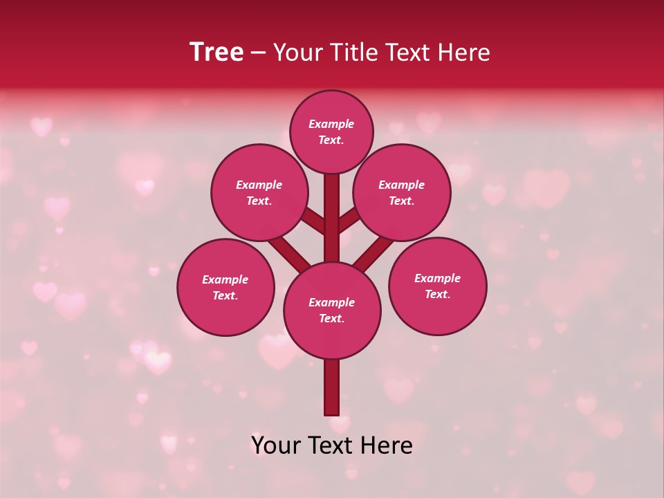 Backdrop Romance Pink PowerPoint Template