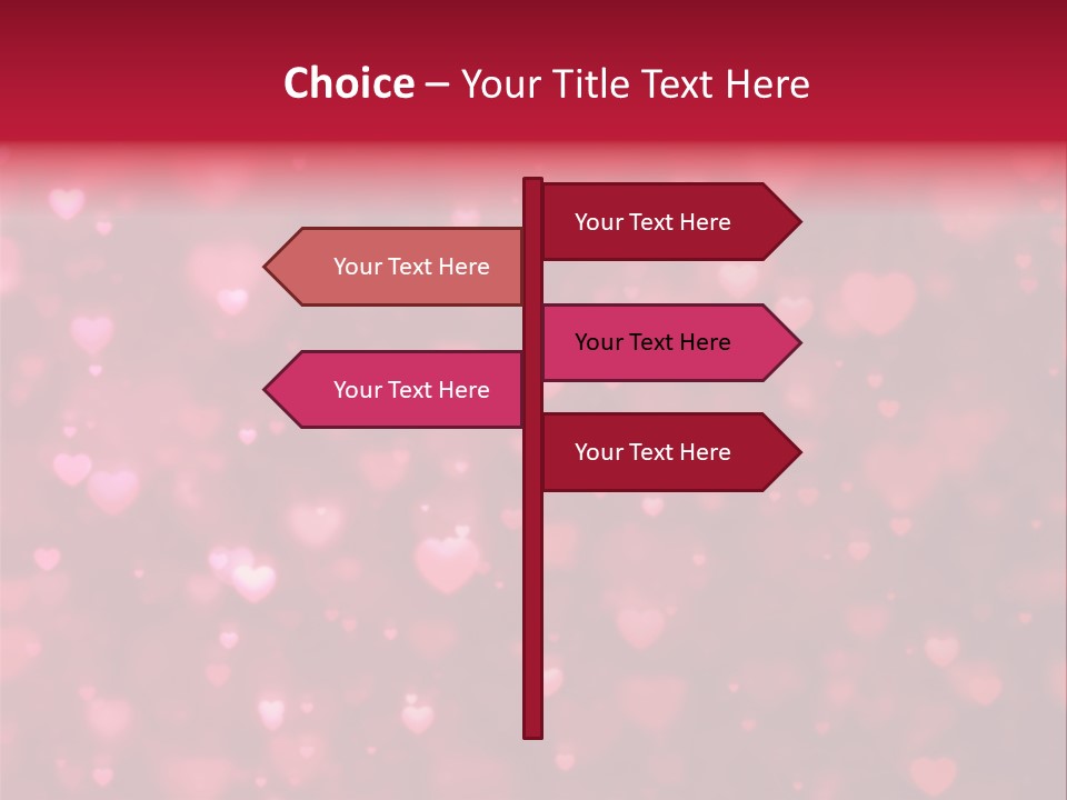 Backdrop Romance Pink PowerPoint Template